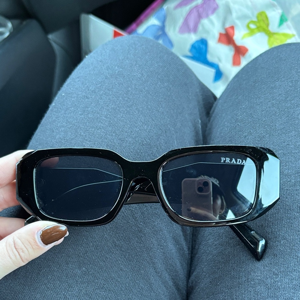 Prada Glossy Black Sunglasses
